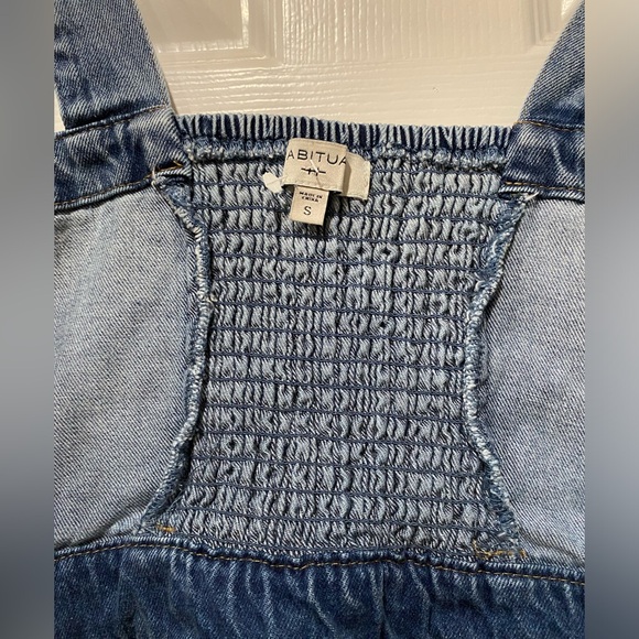 Custom Habitual Denim Buttoned Down Dress SzS - Picture 11 of 12